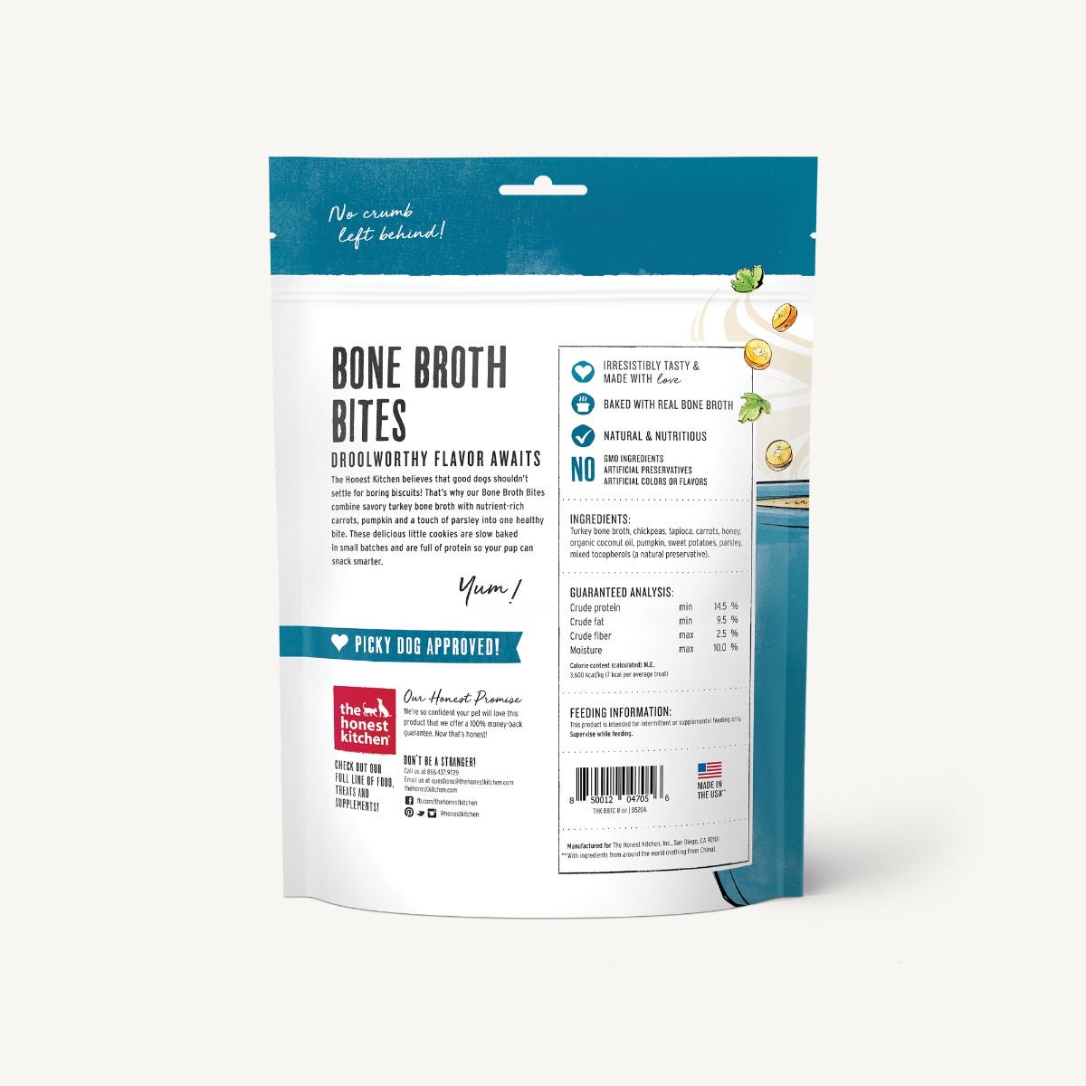 The Honest Kitchen | Bone Broth Bites | Turkey Bone Broth & Pumpkin Treats | Online Pet Store | ARMOR THE POOCH
